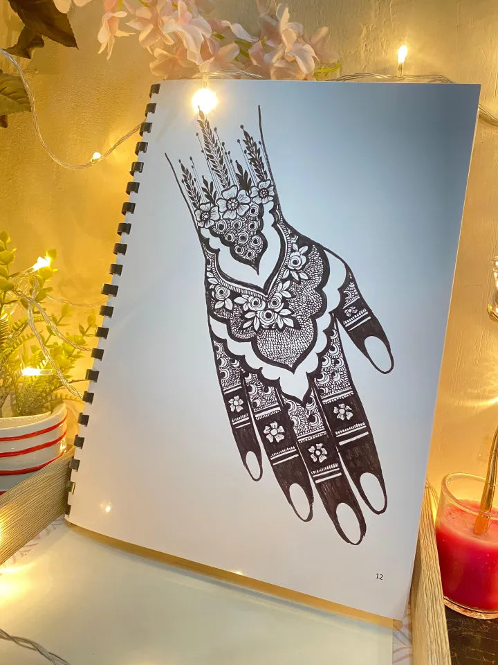 Pino Art Mehandi Book With 1 Pair Gajra
